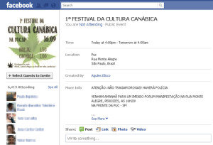 1º Festival de Cultura Canábica (Foto: Reprodução)