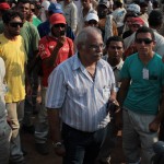 Funcionários do canteiro não tinham respostas para os trabalhadores